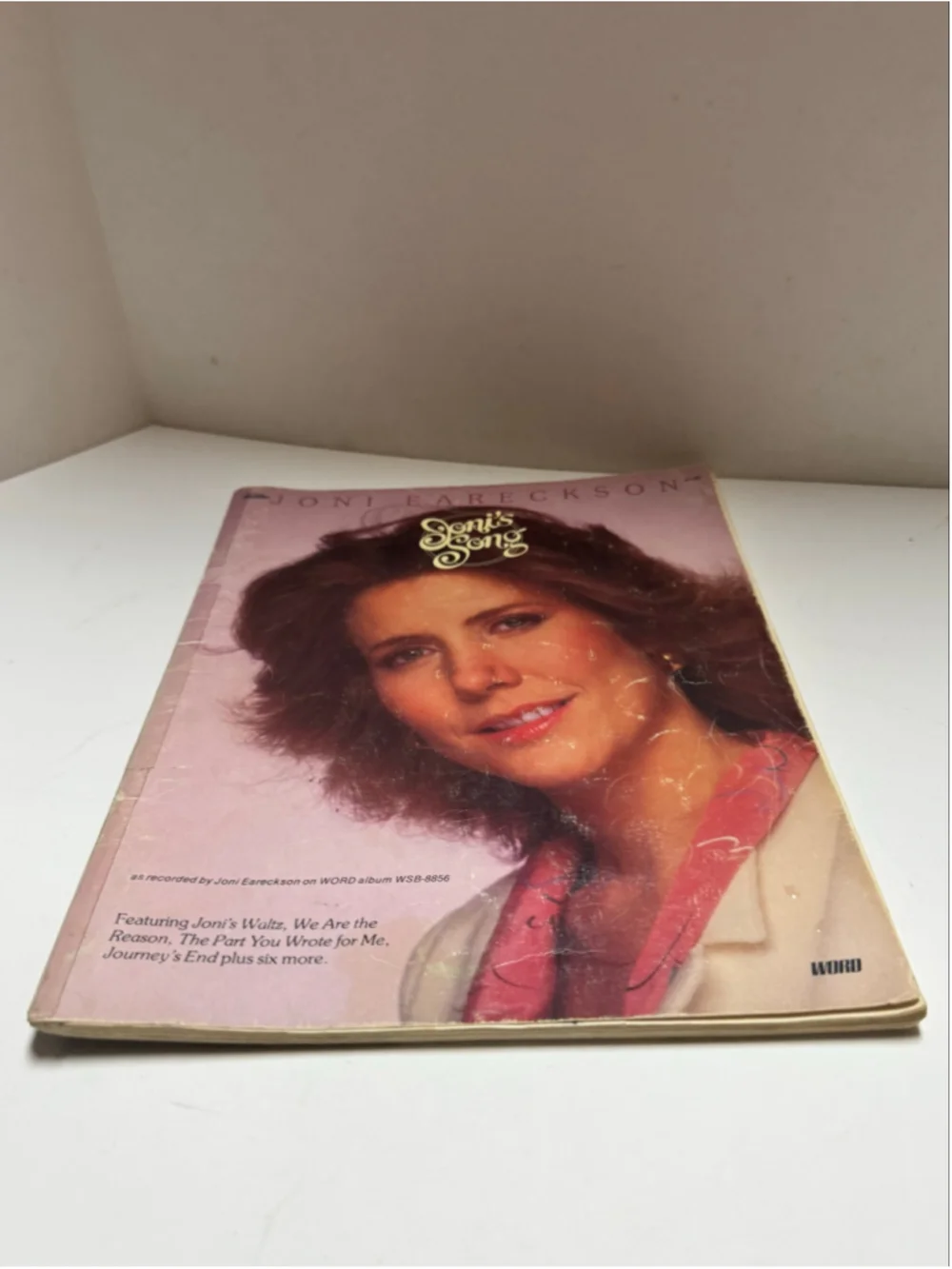 Joni Eareckson Joni's Song Music Book 1982 Inspirational